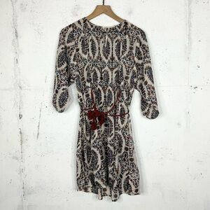 Floreat Anthropologie Zharah Floral Peasant Dress Size 8